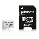 Transcend MicroSD Card SDHC 300S 32GB with Adapter