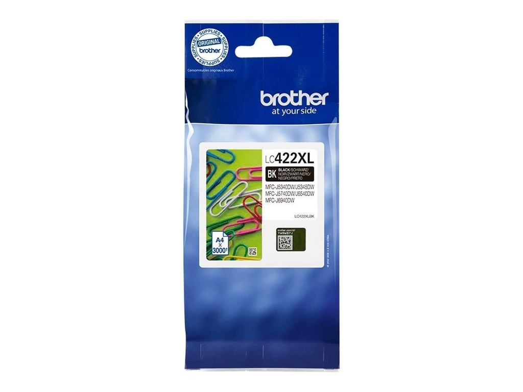 Cartuccia Brother Nero LC422XLBK