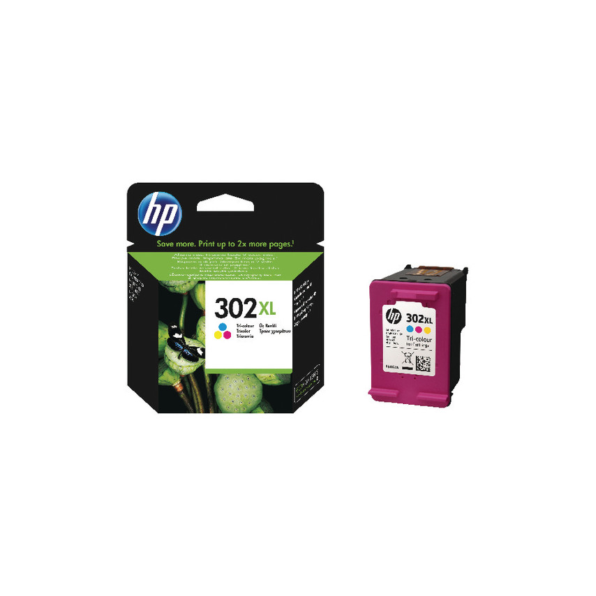 [310100-F6U67AE] HP 302XL Original Ink Cartridge High Yield Tri-color