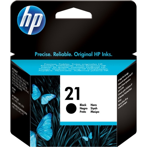 [C9351AE#UUS] HP 21 Black Original Inkjet Print Cartridge