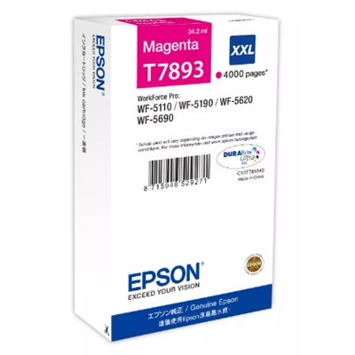 [C13T789340] CARTUCCIA EPSON T7893 XXL MAGENTA