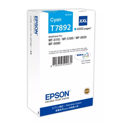 [C13T789240] CARTUCCIA EPSON T7892 XXL CIANO