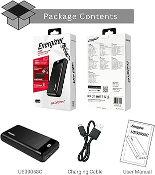 [UE10021] Power bank Energizer MAX 10000MAH USB-C
