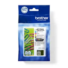 [310100-LC422XLVAL] MULTIPACK BROTHER CARTUCCIA LC422XLVAL BK 3.000PG + C/M/Y 1.500PG