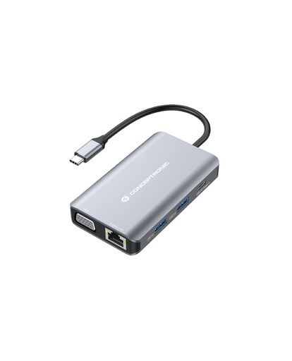 Docking station per notebook Conceptronic DONN21G con connessione USB 3.2