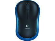Mouse wireless Logitech M185 con ricevitore USB nano - Blu/Nero