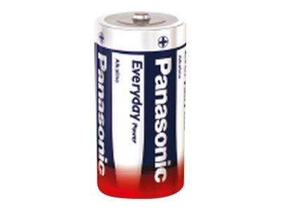[C200214] Batterie Panasonic Alkaline Everyday Power C, confezione da 2